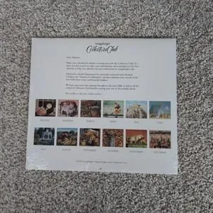 Longaberger Collectors Club 2000 Calendar New Sealed Art Gazebo Hydrangea