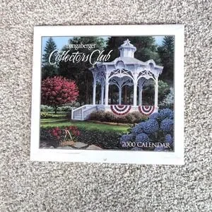 Longaberger Collectors Club 2000 Calendar New Sealed Art Gazebo Hydrangea Longaberger Collectors Club 2000 Calendar New Sealed Art Gazebo Hydrangea