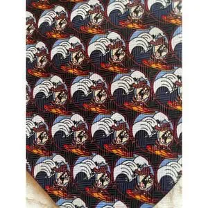 Loony Tunes Warner Brothers Surfing Tasmanian Devil Neck Tie