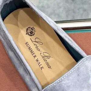 Loro Piana Summer Leather Loafers For Women