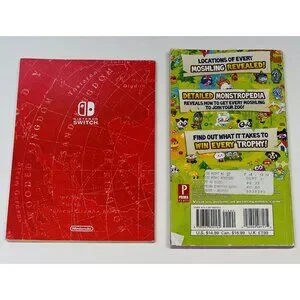 Lot 2 Nintendo DS GAME GUIDE Books Super Mario Odyssey & Moshi Monsters Moshling