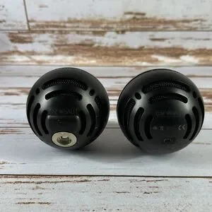 Lot Of (2) Blue Snowball USB Microphones Black