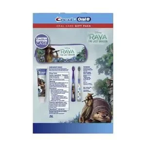 Lot Of 2 Crest Oral-B Disney's Raya And The Last Dragon Holiday 4Pc Set