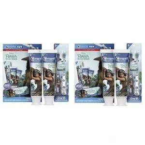 Lot of 2 Crest Oral-B Disney's Raya And The Last Dragon Holiday 4Pc Set