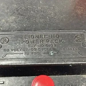 LOT Of 2 Lionel HO POWER PACK Transformer 0101 0103 VINTAGE Train Trains Tested
