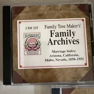 Lot Of 5 Family Tree Maker's Family Archives CDs Military Marriage Genealogy