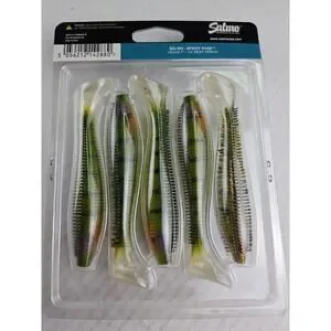 (LOT OF 5) SALMO SPIKEY SHAD‎ 4.7" QSL095 UV SEXY PERCH (A)