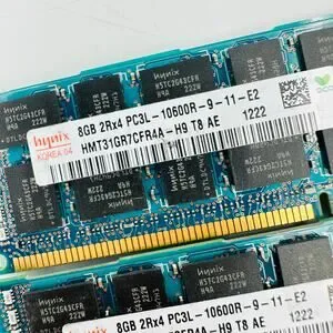 Lot Of 7 Hynix 8GB 2Rx4 PC3L-10600R-9-11-E2 Server Memory HMT31GR7CFR4A-H9 T8 AE