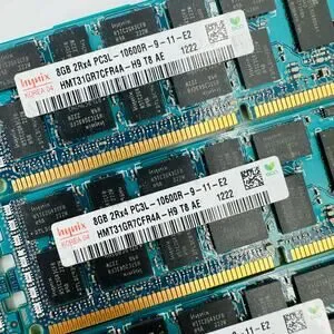 Lot Of 7 Hynix 8GB 2Rx4 PC3L-10600R-9-11-E2 Server Memory HMT31GR7CFR4A-H9 T8 AE