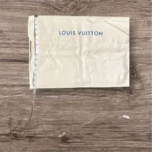 Louis Vuitton Cream Wallet Dust Bag 20.5" (W) X 14.25" (H)