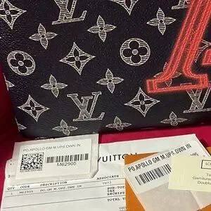 Louis Vuitton Monogram Ink Upside Down LV Apollo GM Pochette Pouch Bag