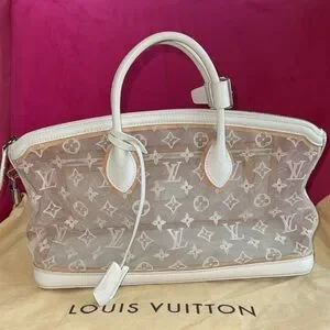 Louis Vuitton Transparent Lace Lockit East West Satchel Purse