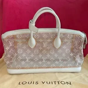 Louis Vuitton Transparent Lace Lockit East West Satchel Purse