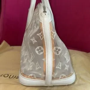 Louis Vuitton Transparent Lace Lockit East West Satchel Purse