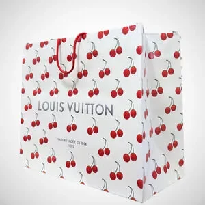 Louis Vuitton X Takashi Murakami Cherry Packaging 19x16x9" Large Shopping Bag