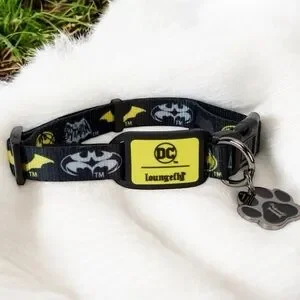 Loungefly DC Comics Batman Pet Collar MEDIUM NWT