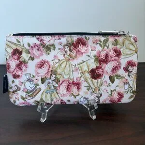 Loungefly Disney Belle Floral AOP Pencil Case NWT
