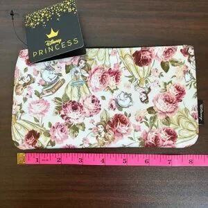 Loungefly Disney Belle Floral AOP Pencil Case NWT