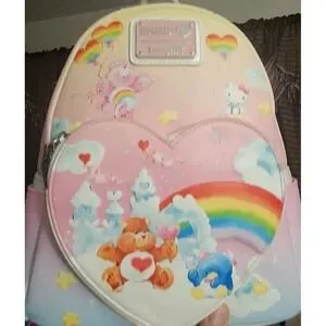 Loungefly Sanrio Hello Kitty Friends X Care Bears Care-A-Lot Rainbow Backpack