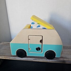 Lovevery Toy Lot Of 2 RV Camper Rainbow Spinner Learning Sensory GUC