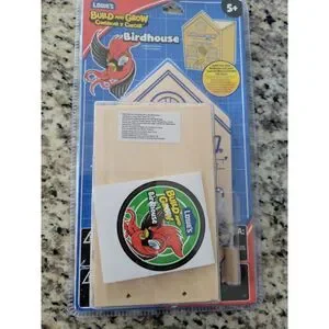 Lowe's Build And Grow BIRDHOUSE Wood Project Kit Home Depot Kids Workshop (A8)