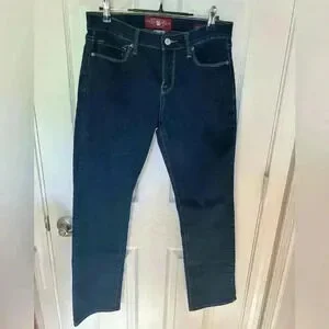 Lucky Brand Sofia Straight size 8/29 ankle dark wash jeans