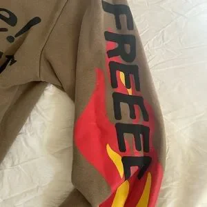Lucky Me I See Ghosts Brown Graphic Sweater