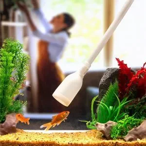 Luigi's Aquarium/Fish Tank Siphon And Gravel Cleaner - A Hand Syphon Drain Pump