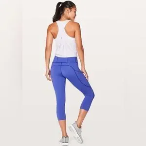 Lululemon Fast & Free Crop Size 4 19”
