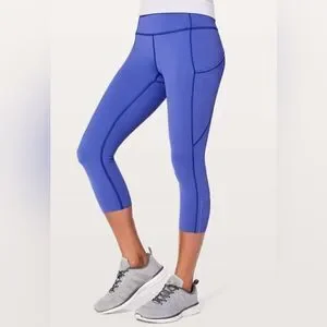 Lululemon Fast & Free Crop Size 4 19”
