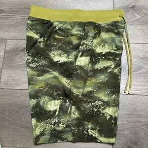 Lululemon T.H.E. Linerless 9" Training Shorts High Dive Auric Gold Multi Size M