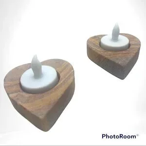 Luminessence Heart Tealight Candle Holders