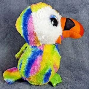 Lumo Stars Classic LENNI 2018 Big Eyed Plush 6" Stuffed Animal Plushie Bird