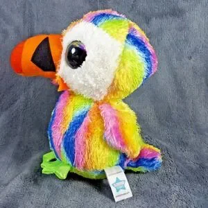Lumo Stars Classic LENNI 2018 Big Eyed Plush 6" Stuffed Animal Plushie Bird