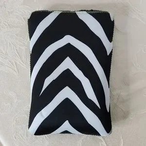 Macbeth Collection Reversible Mini Tablet Sleeve/ Case Floral Zebra Print
