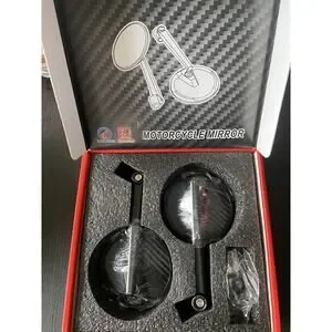 Magazi Motorcycle Mirrors H3307 Carbon Fibre Black