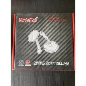 Magazi Motorcycle Mirrors H3307 Carbon Fibre Black