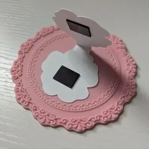 Magnetic Bookmark Holographic Flower Handmade Bookish Booklover