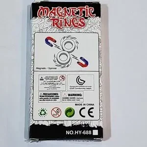 Magnetic Fidget Rings Spinner Decompression Anxiety