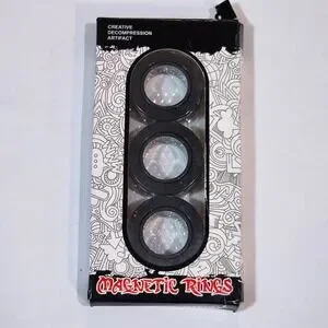 Magnetic Fidget Rings Spinner Decompression Anxiety