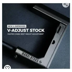 Magni Stock VR Carbon Fiber Stock Rifle Adapter Compatible with Quest 2/ Quest P
