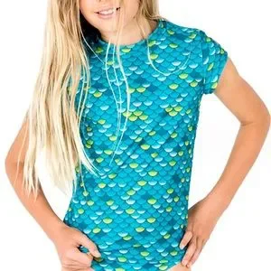 Mahina Mermaid Swim Top for Girls