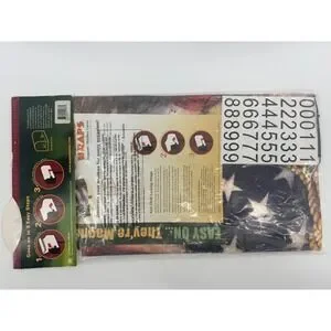 MailWraps Magnetic Mailbox Cover American Flag Bald Eagle Numbers NEW IN PACKAGE