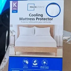Mainstays White Mattress Cover - Allergen Barrier Waterproof