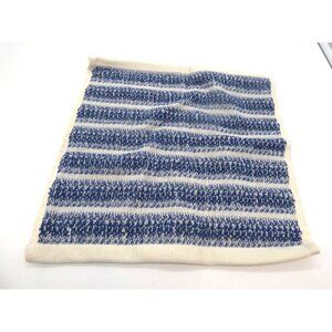Mainstream Home Textured Washcloth Navy/Cream