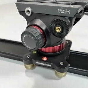 Manfrotto Pro Video Head With Flat Base & Track Rail System Video Head MVH502AH