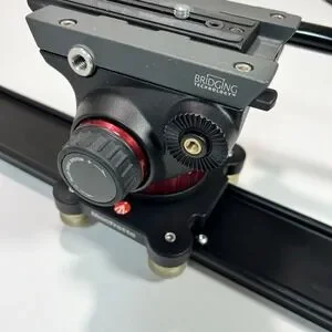 Manfrotto Pro Video Head with Flat Base & Track Rail System Video Head MVH502AH
