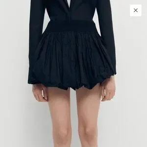 Mango Black Mini Skirt