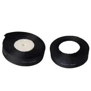 MARC JACOBS Gift Wrap Ribbon Black WhiteLettering Aprox 45 Ya…