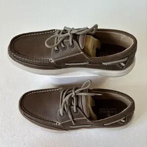 Margaritaville Dark Brown Boat Shoes size 12